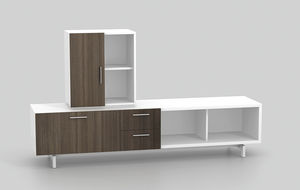 contemporary bookcase / for offices / wooden