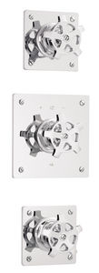 shower mixer tap / chrome / thermostatic / for bathrooms