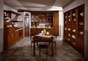 traditional kitchen / wooden / ecological