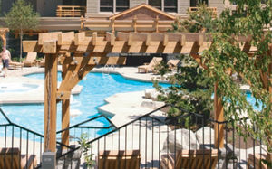 solid wood beam / rectangular