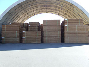 wooden cladding / grooved / panel
