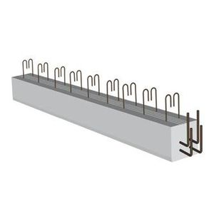 prestressed concrete beam / rectangular / for floors