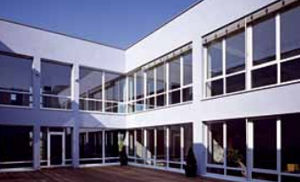 cladding coating / facade / plastic / synthetic