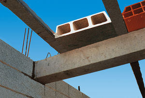 reinforced concrete beam / precast concrete / rectangular