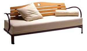 sofa bed / contemporary / double / with armrests