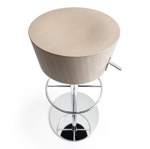 bar stool / contemporary / wooden / contract