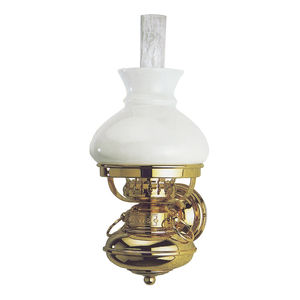 traditional wall light / metal / glass