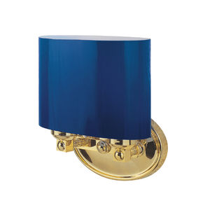 traditional wall light / metal / oval