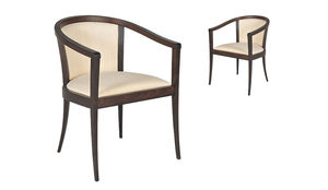 traditional chair / with armrests / beech