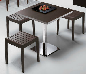contemporary stool / wooden