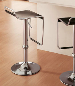 contemporary bar stool / plywood / metal / adjustable