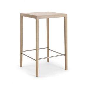 contemporary high bar table / plywood / rectangular / contract