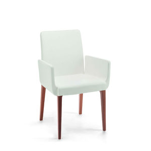 contemporary chair / with armrests / upholstered / ergonomic