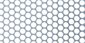 perforated sheet metal / expanded / aluminum / stainless steel