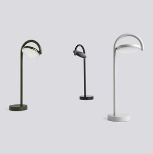 table lamp / contemporary / polycarbonate / cast aluminum