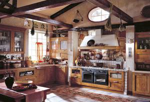 traditional kitchen / solid wood / wooden