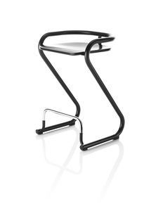 contemporary bar stool / plywood / birch / steel