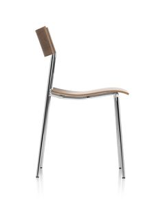 conference chair with armrests / upholstered / stackable / tablet