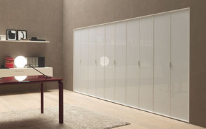 office storage wall / lacquered glass