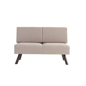 contemporary sofa / fabric / steel / for public buildings