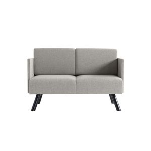 contemporary sofa / fabric / steel / for public buildings