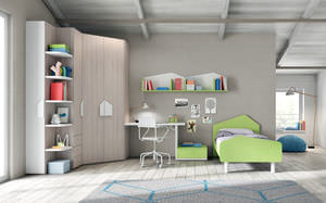 wooden children's bedroom furniture set