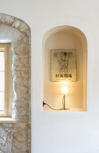 table lamp / contemporary / steel