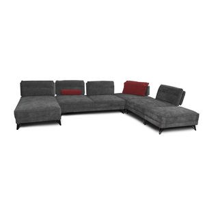 modular sofa / contemporary / fabric / 7-seater and up