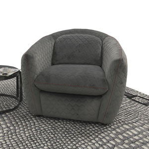 contemporary armchair / fabric / club / commercial
