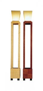floor-standing lamp / contemporary / wooden