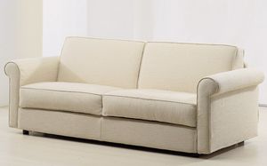 sofa bed / traditional / fabric / 2-seater