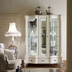 classic china cabinet / glass / wooden