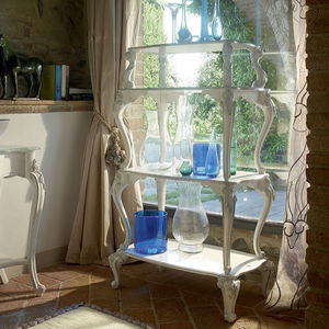 classic shelf / lacquered wood / bathroom