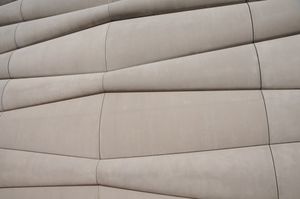cement-glass composite cladding / 3D / panel / self-supporting