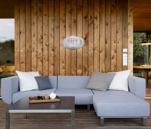 modular sofa / contemporary / garden / fabric