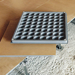 metal raised access floor support / indoor