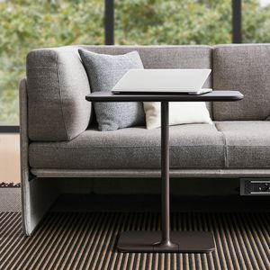 contemporary side table / laminate / rectangular / commercial