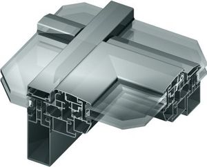 projection roof window / aluminum / double-glazed / thermal break