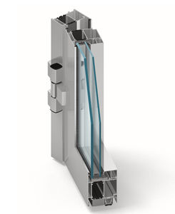 aluminum window profile / thermally-insulated / acoustic