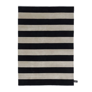 contemporary rug / striped / wool / cotton