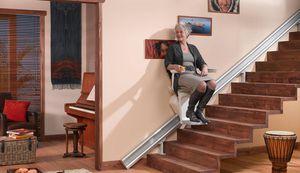 indoor chair stair lift / power-operated