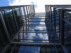 aluminum cladding / metal / reflective / panel