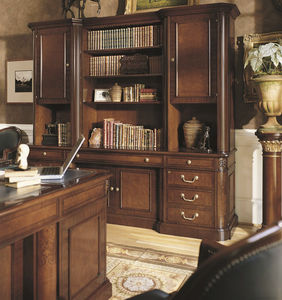 traditional bookcase / for offices / wooden