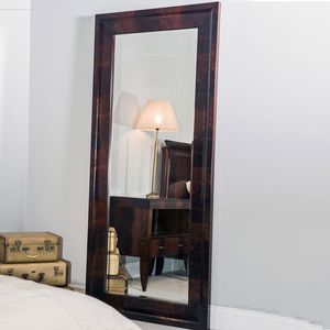 free-standing mirror / traditional / rectangular / wooden