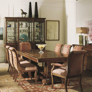 dining table / classic / wooden / rectangular