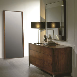 contemporary chest of drawers / wooden / metal