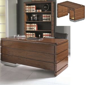 contemporary computer table / wooden / rectangular