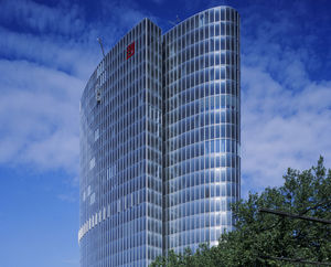 glass ventilated facade / reflective