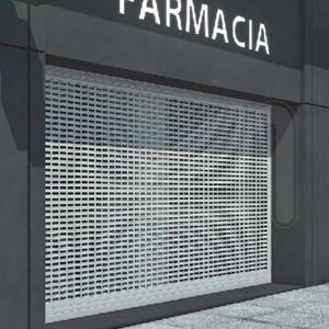 roll-up garage doors / aluminum / automatic