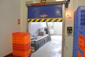 roll-up industrial door / PVC / rapid